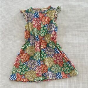 mini boden Floral Multicolor Dress size 5-6